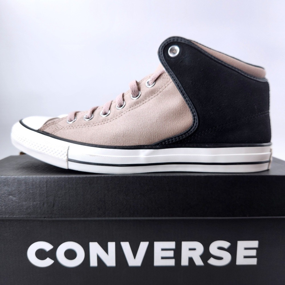 Converse Chuck Taylor All Star High Street Mid Papyrus Black A14294C Mens 9.5